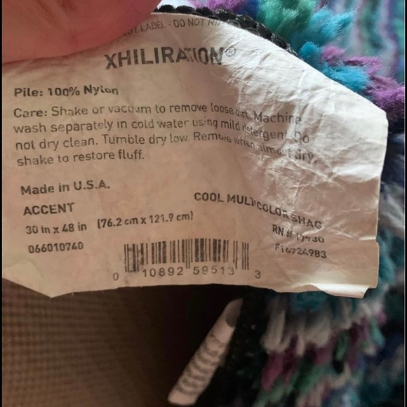 Soft Multicolored Rug - Picture 3 of 3